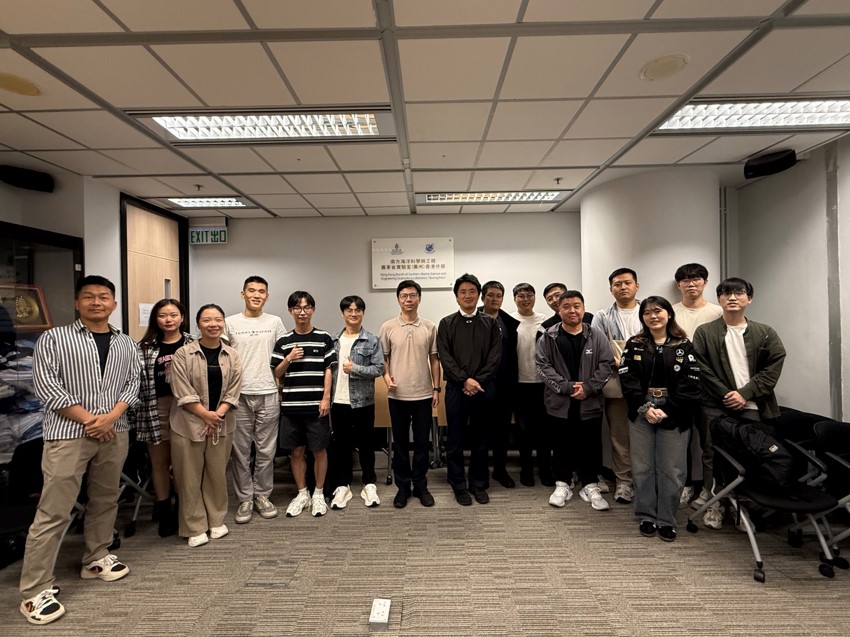 Manabu Fujii visited the lab in November 2025