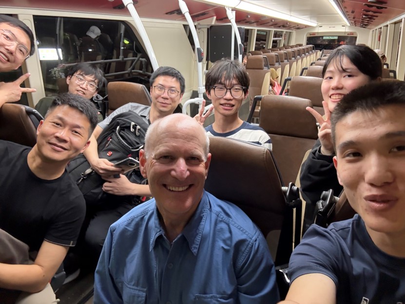 Prof. Sachs enjoyed sightseeing around Hong Kong